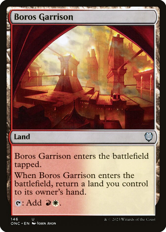 Boros Garrison ONC-146 Phyrexia: All Will Be One Commander Magic card