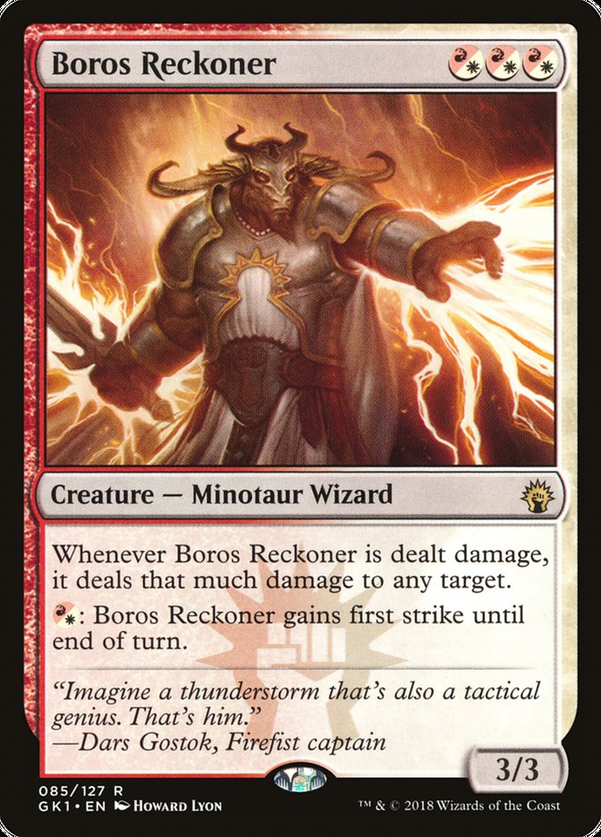 Boros Reckoner GK1-85 GRN Guild Kit Magic card
