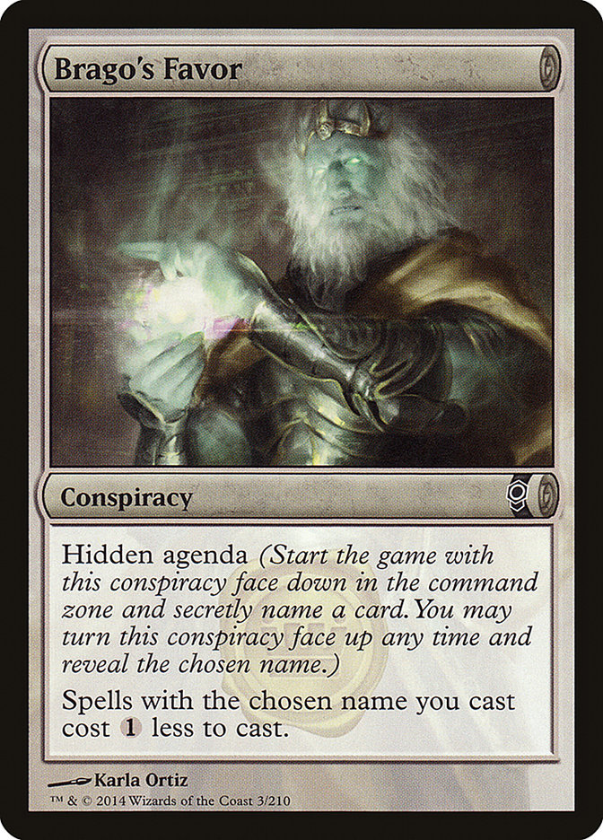 Brago's Favor CNS-3 Conspiracy Magic card