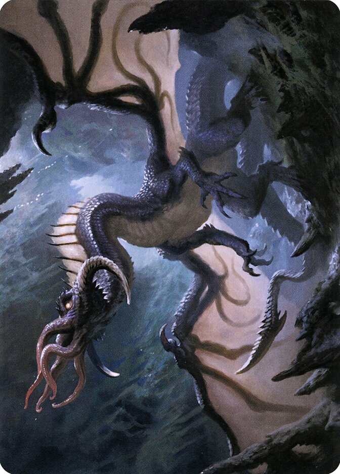 Brainstealer Dragon // Brainstealer Dragon ACLB-31 Battle for Baldur's Gate Art Series Magic card