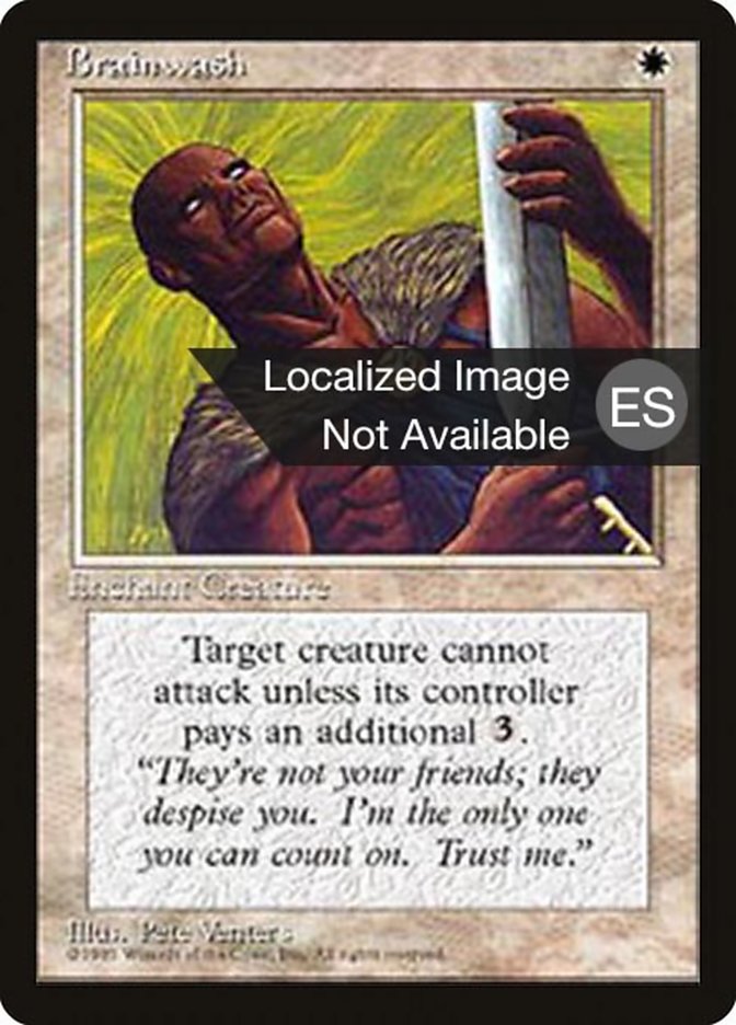 Brainwash 4BB-11 Fourth Edition Foreign Black Border Magic card
