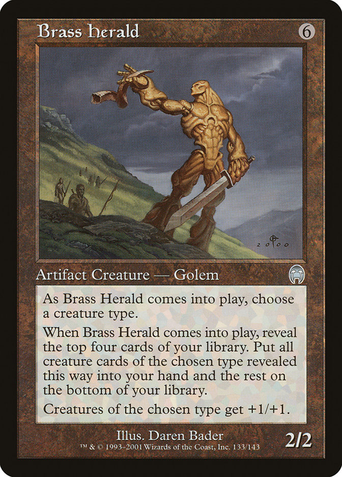 Brass Herald APC-133 Apocalypse Magic card