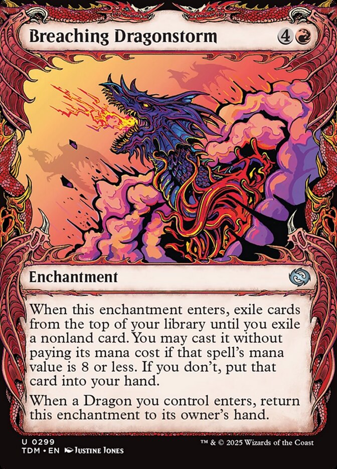 Breaching Dragonstorm TDM-299 Tarkir: Dragonstorm Magic card