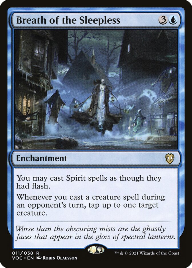 Breath of the Sleepless VOC-11 Crimson Vow Commander Magic card
