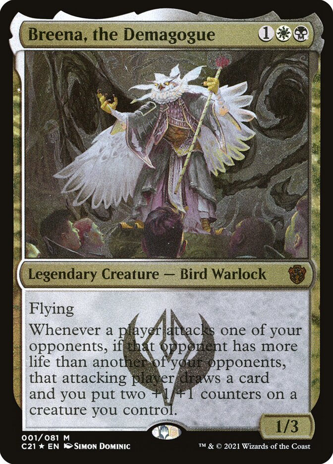 Breena, the Demagogue OC21-1 Commander 2021 Display Commanders Magic card