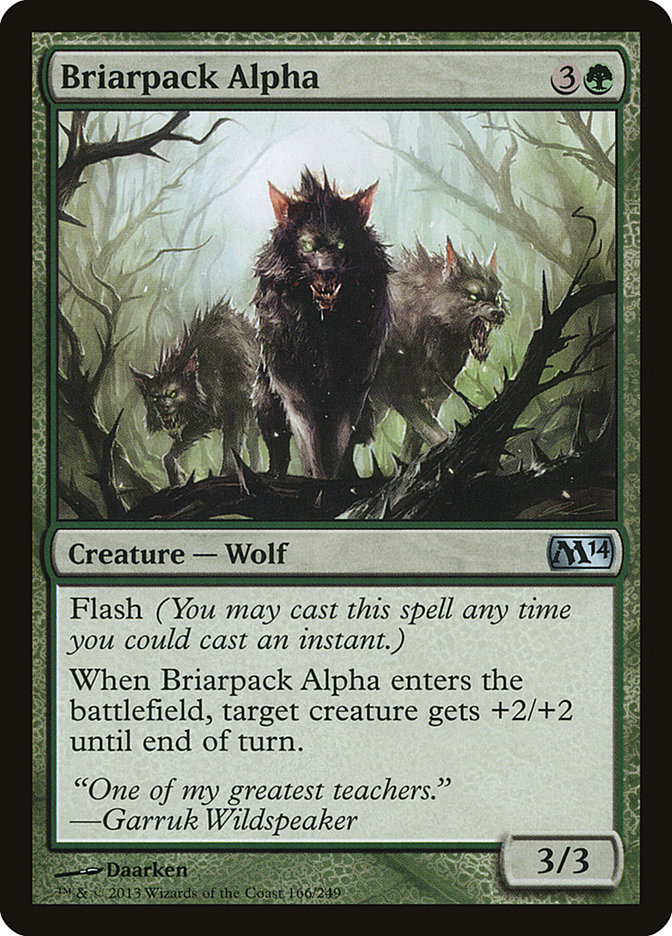 Briarpack Alpha M14-166 Magic 2014 Magic card