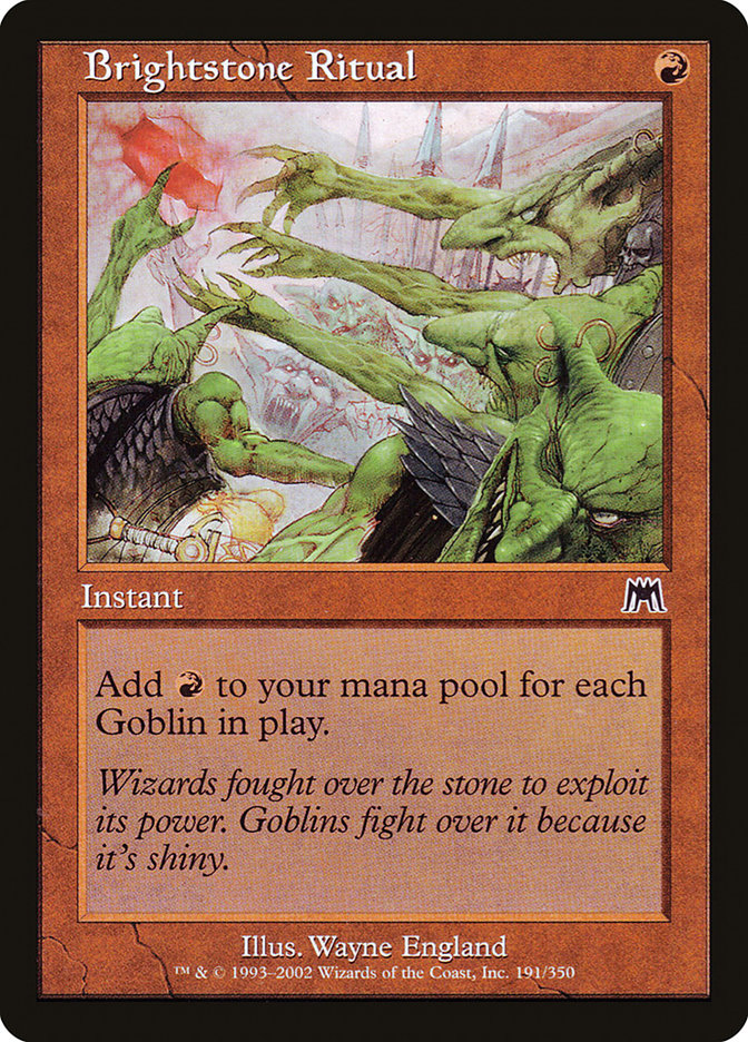 Brightstone Ritual ONS-191 Onslaught Magic card