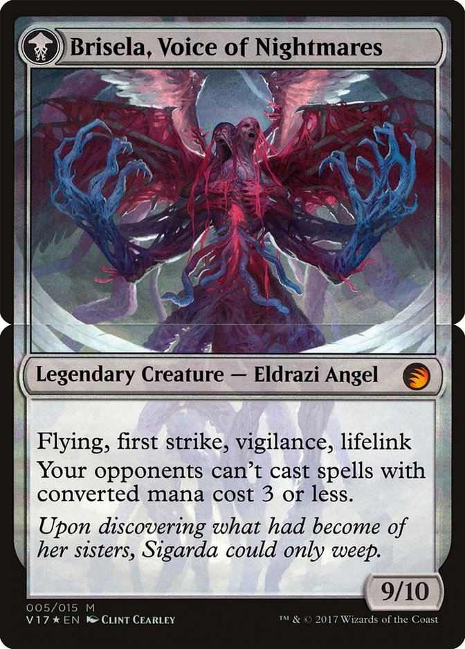 Brisela, Voice of Nightmares V17-5B From the Vault: Transform Magic card