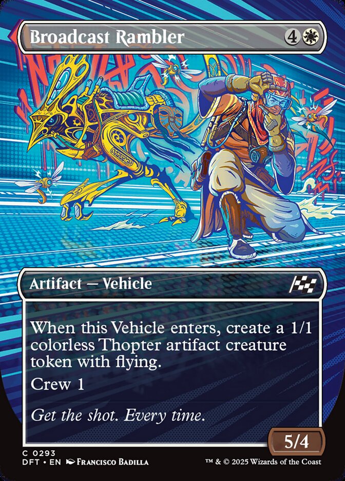 Broadcast Rambler DFT-293 Aetherdrift Magic card