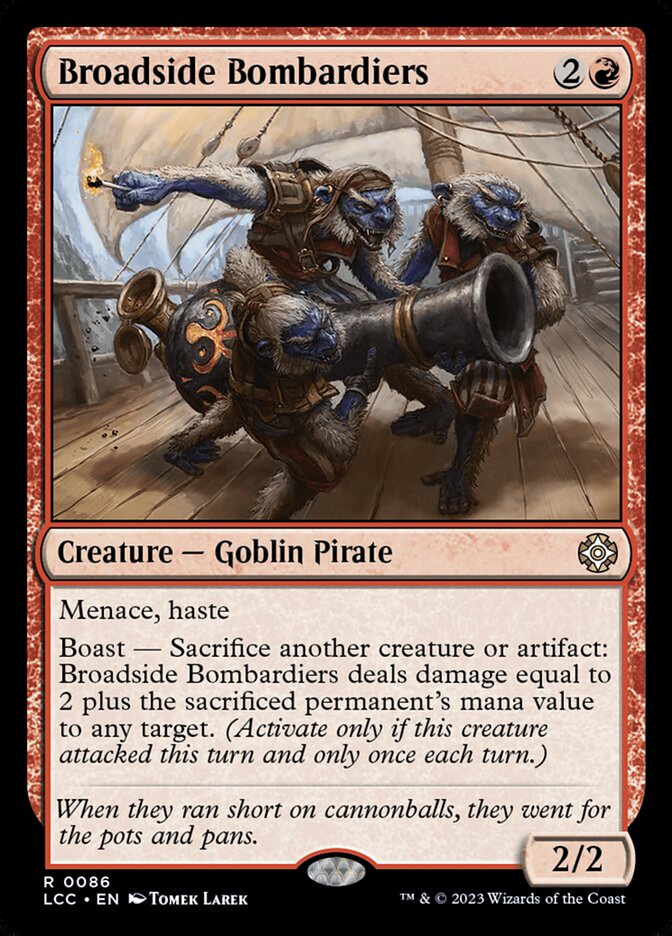 Broadside Bombardiers LCC-86 The Lost Caverns of Ixalan Commander Magic card