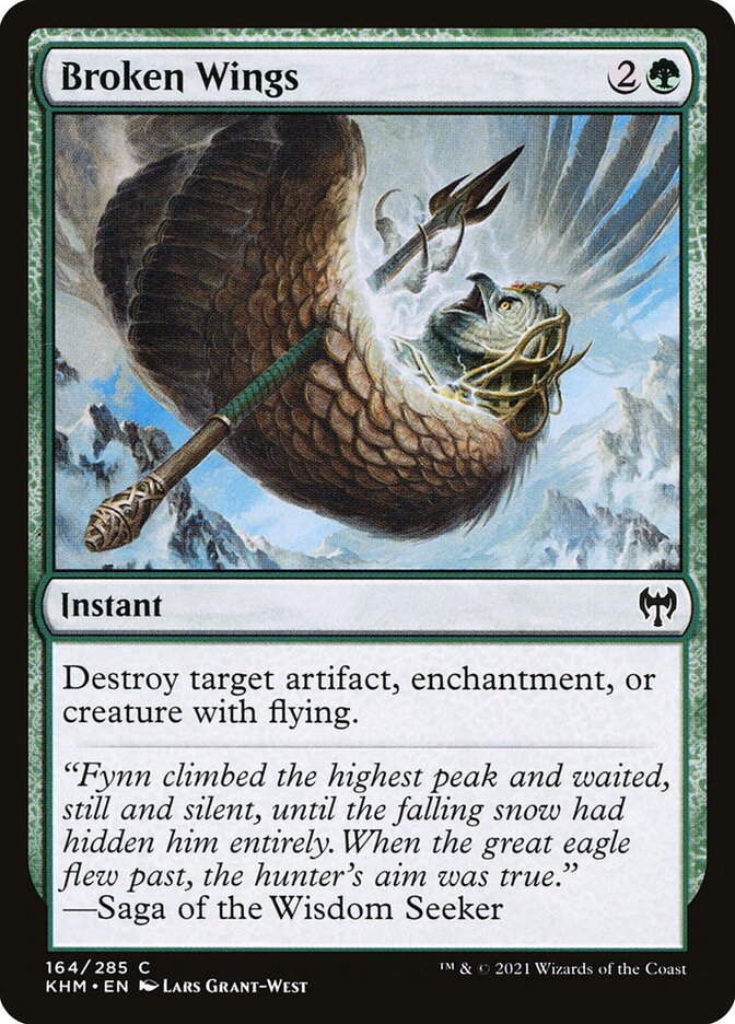 Broken Wings KHM-164 Kaldheim Magic card