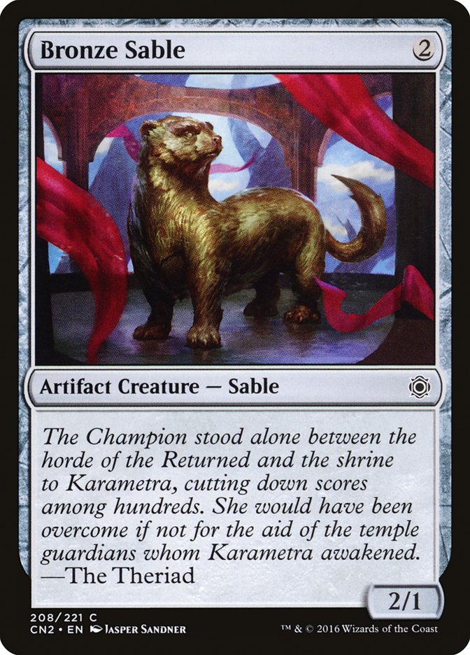 Bronze Sable CN2-208 Conspiracy: Take the Crown Magic card