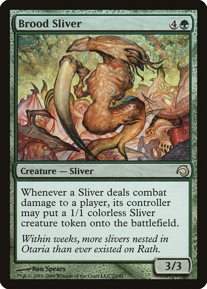 Brood Sliver H09-22 Premium Deck Series: Slivers Magic card