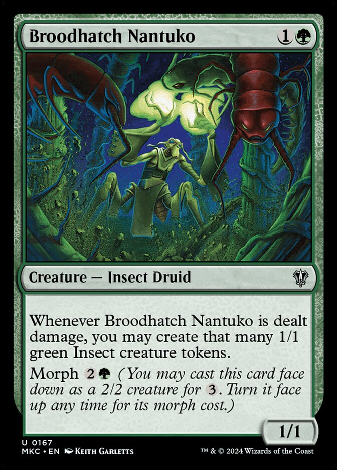 Broodhatch Nantuko MKC-167 Murders at Karlov Manor Commander Magic card