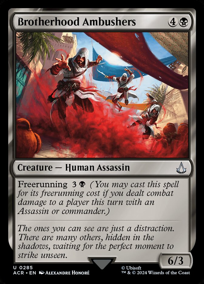 Brotherhood Ambushers ACR-285 Assassin's Creed Magic card