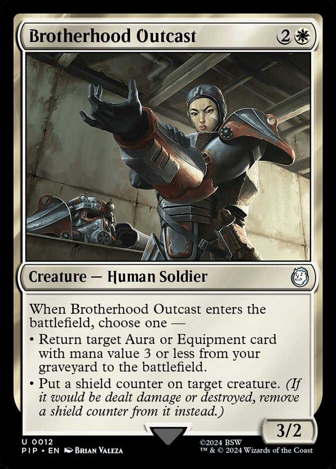 Brotherhood Outcast PIP-12 Fallout Magic card