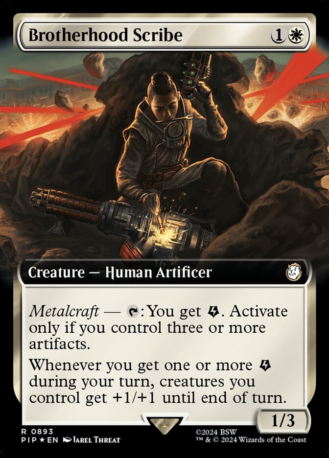Brotherhood Scribe PIP-893 Fallout Magic card