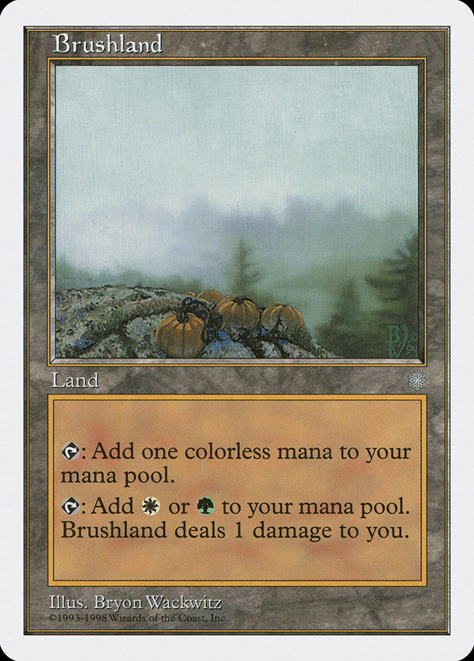 Brushland ATH-71 Anthologies Magic card