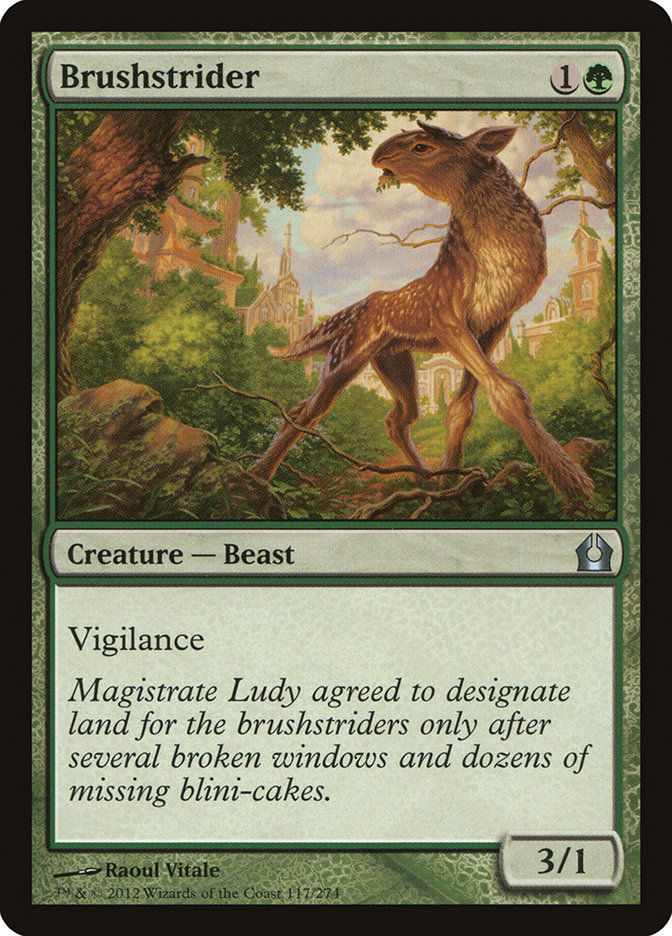 Brushstrider RTR-117 Return to Ravnica Magic card