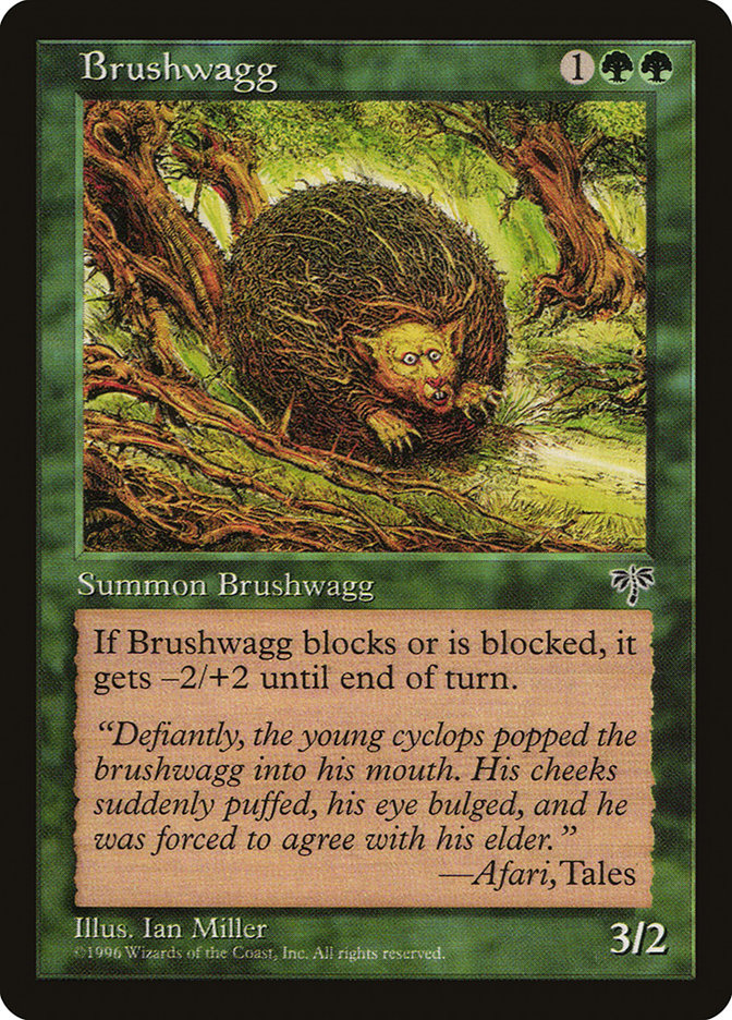 Brushwagg MIR-208 Mirage Magic card