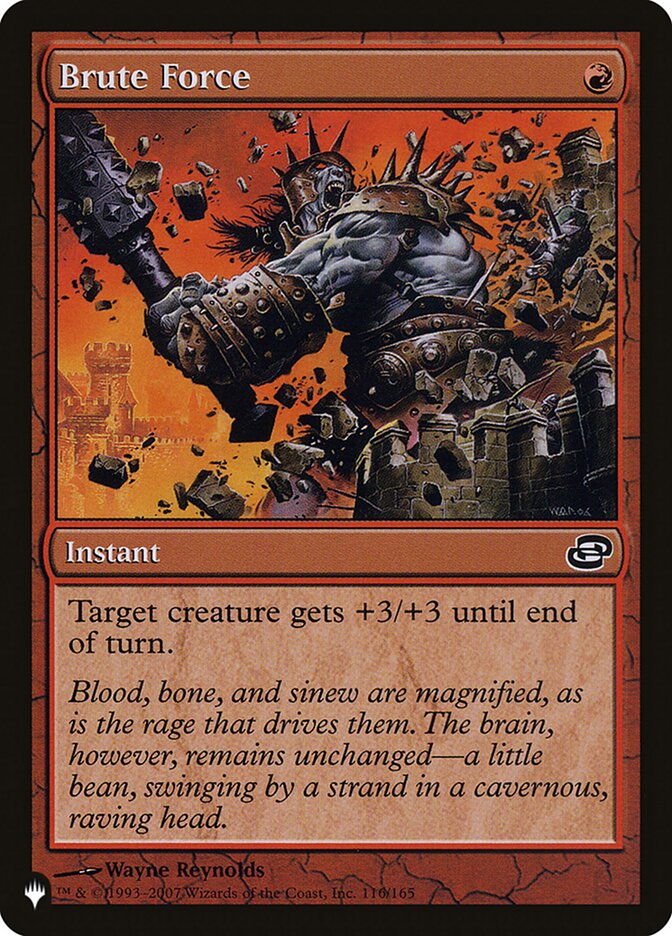 Brute Force PLST-PLC-116 The List Magic card