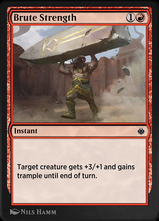 Brute Strength AKR-142 Amonkhet Remastered Magic card