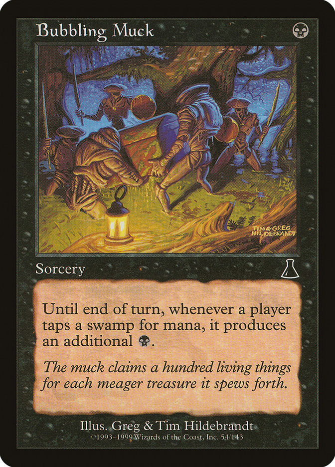 Bubbling Muck UDS-54 Urza's Destiny Magic card