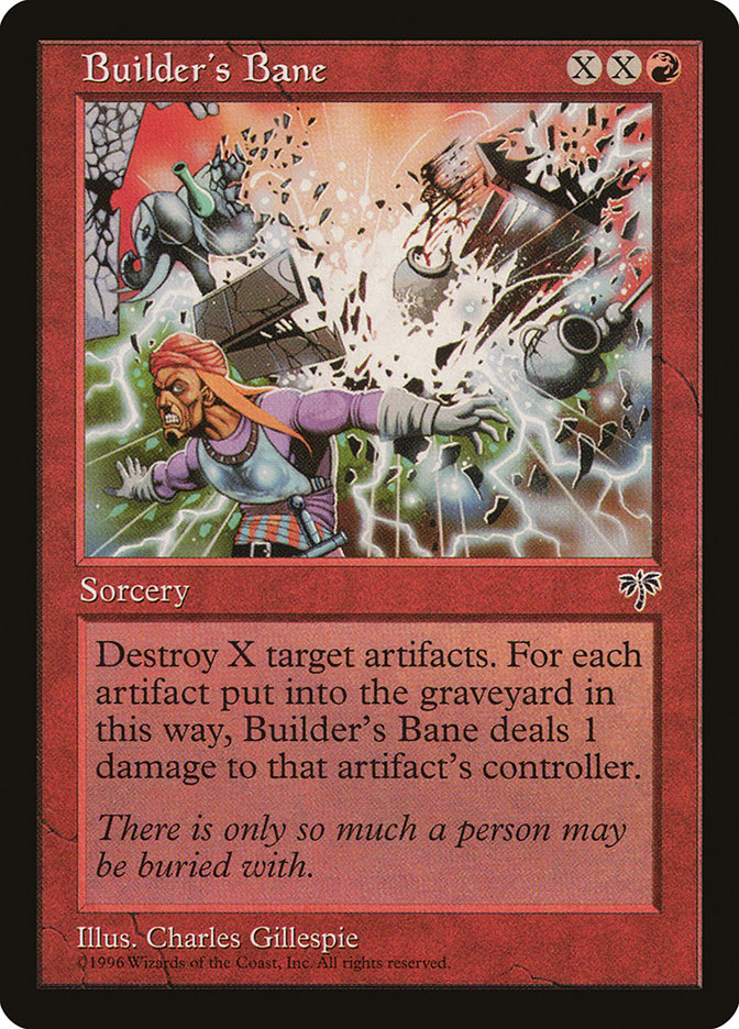 Builder's Bane MIR-160 Mirage Magic card
