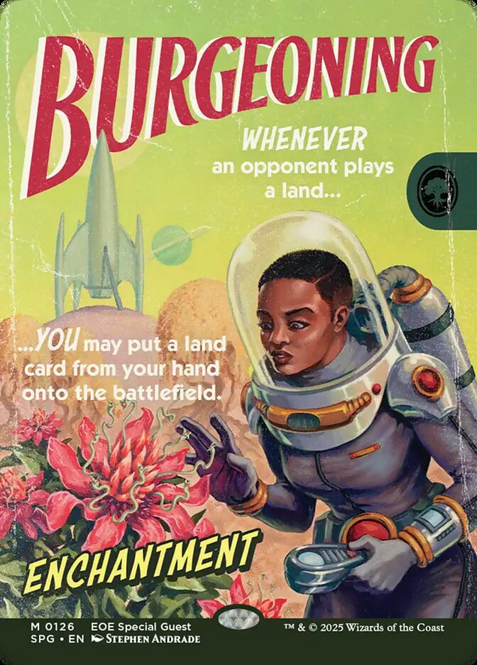 Burgeoning SPG-126 Special Guests Magic card