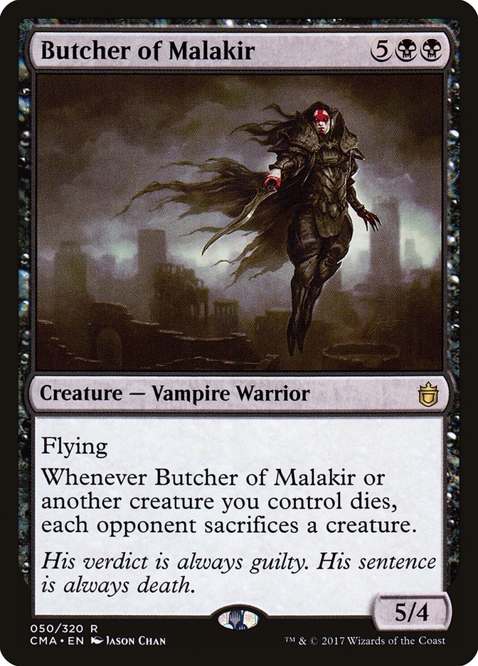 Butcher of Malakir CMA-50 Commander Anthology Magic card