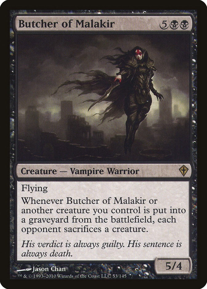 Butcher of Malakir WWK-53 Worldwake Magic card