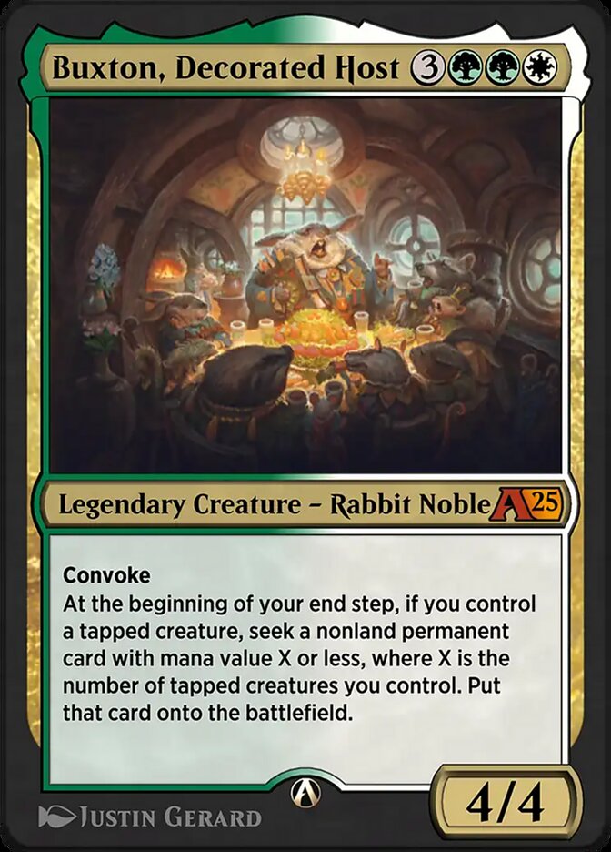 Buxton, Decorated Host YBLB-21 Alchemy: Bloomburrow Magic card