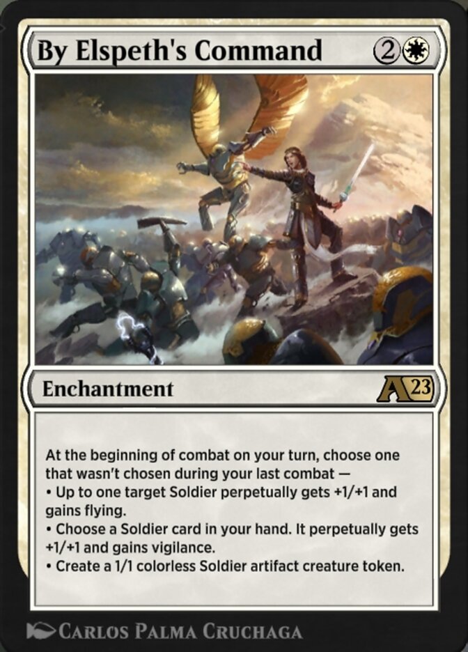 By Elspeth's Command YBRO-1 Alchemy: The Brothers' War Magic card