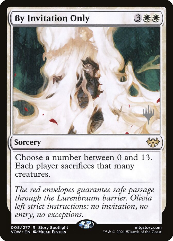 By Invitation Only PVOW-5P Innistrad: Crimson Vow Promos Magic card