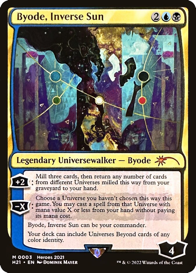 Byode, Inverse Sun PH21-3 2021 Heroes of the Realm Magic card