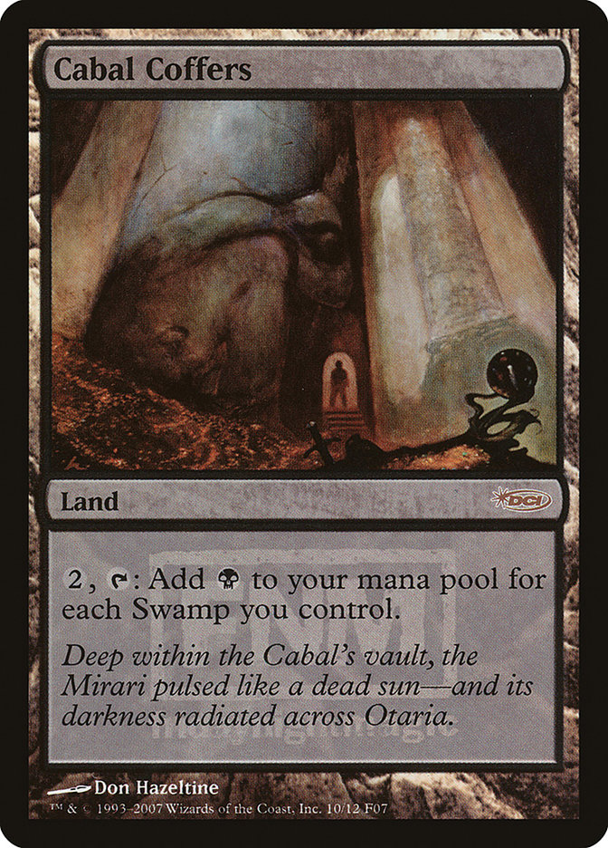 Cabal Coffers F07-10 Friday Night Magic 2007 Magic card
