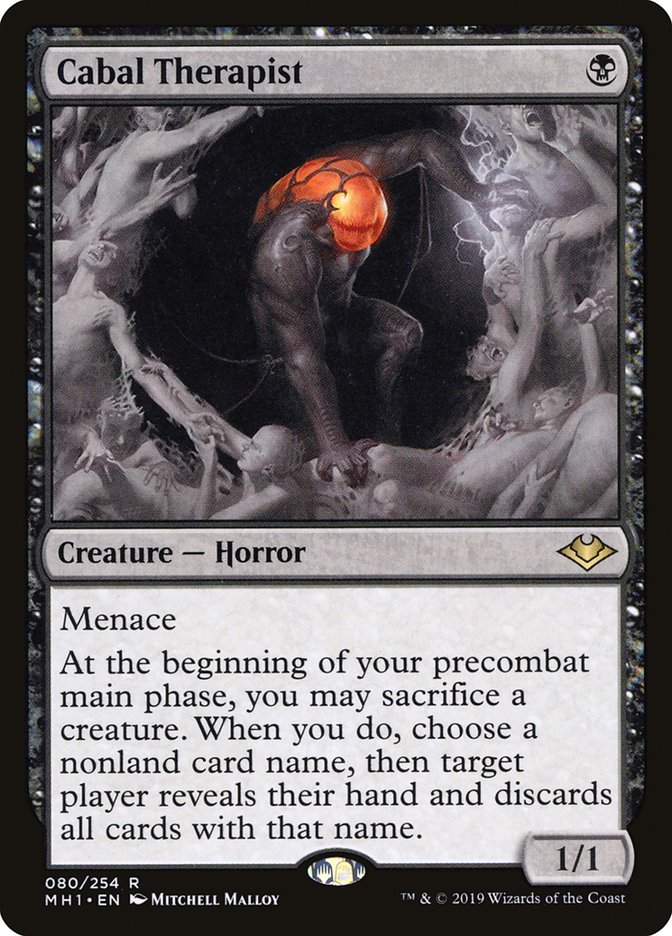 Cabal Therapist MH1-80 Modern Horizons Magic card