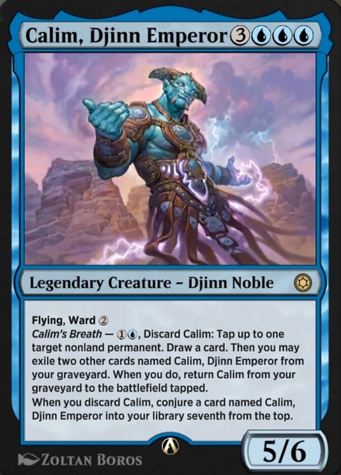Calim, Djinn Emperor HBG-33 Alchemy Horizons: Baldur's Gate Magic card