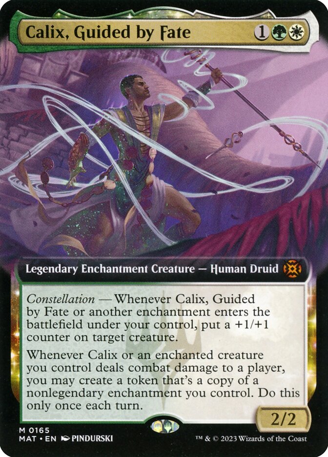 Calix, Guided by Fate MAT-165 March of the Machine: The Aftermath Magic card