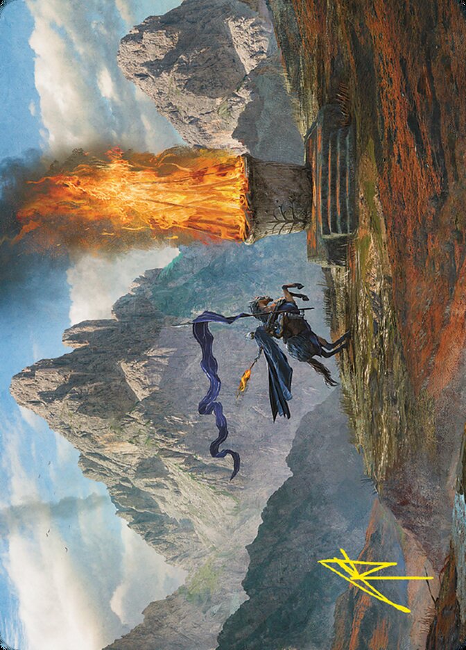 Call for Aid // Call for Aid ALTR-60 Tales of Middle-earth Art Series Magic card