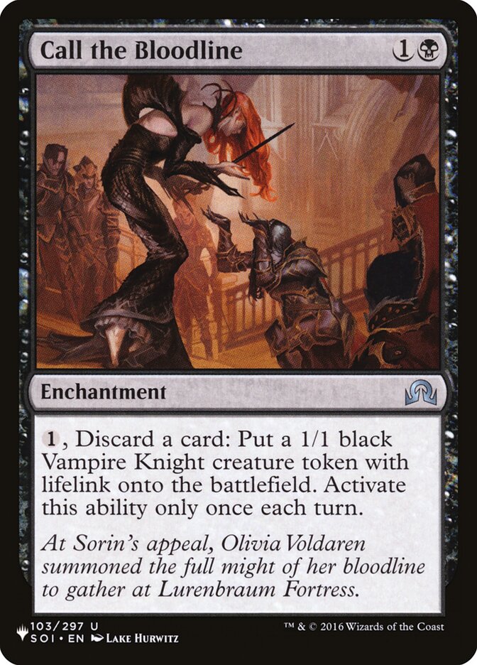 Call the Bloodline PLST-SOI-103 The List Magic card