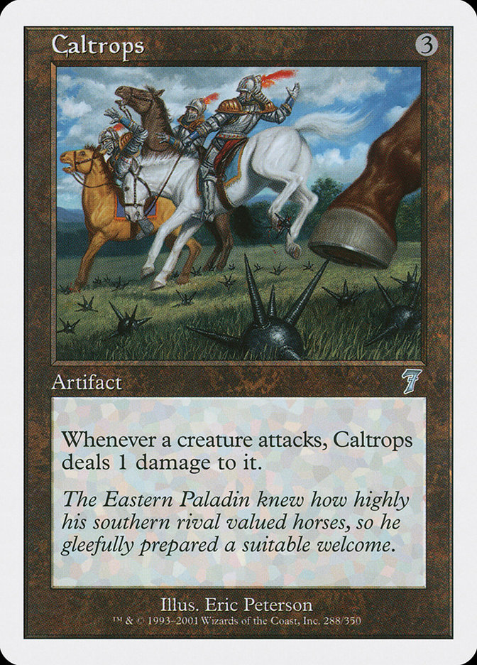 Caltrops 7ED-288 Seventh Edition Magic card