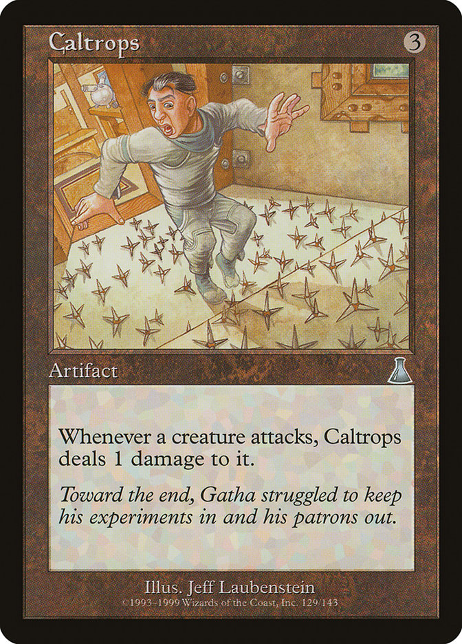Caltrops UDS-129 Urza's Destiny Magic card