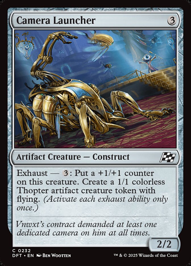 Camera Launcher DFT-232 Aetherdrift Magic card