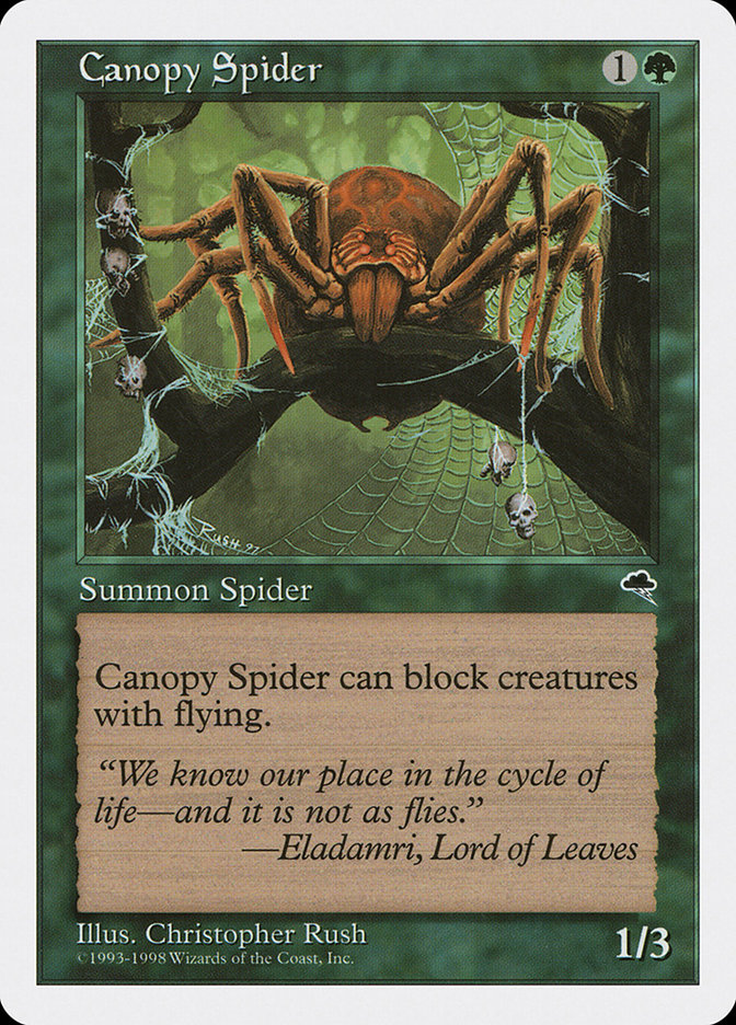 Canopy Spider ATH-52 Anthologies Magic card
