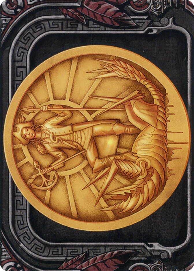 Captain Lannery Storm // Captain Lannery Storm AMOM-73 March of the Machine Art Series Magic card
