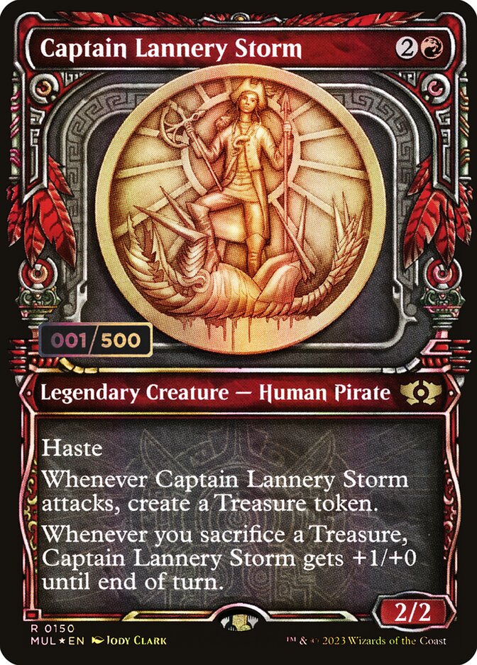 Captain Lannery Storm MUL-150Z Multiverse Legends Magic card