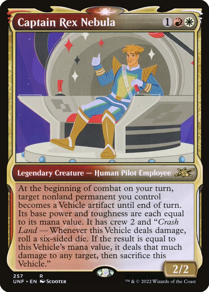 Captain Rex Nebula UNF-257 Unfinity Magic card