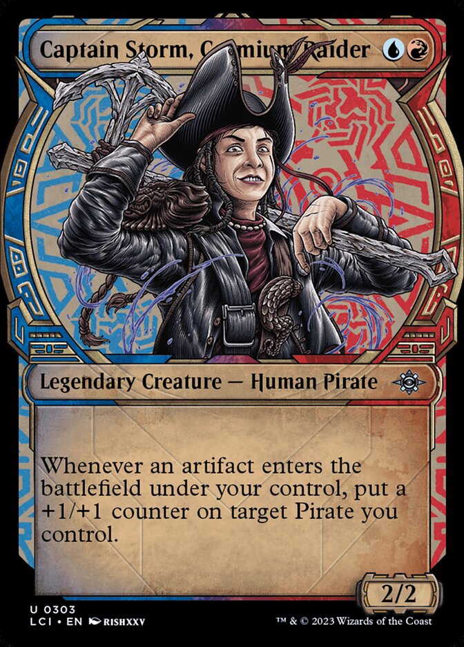 Captain Storm, Cosmium Raider LCI-303 The Lost Caverns of Ixalan Magic card