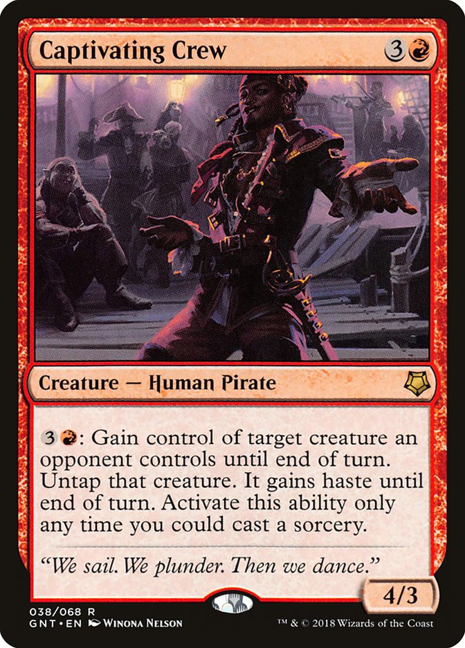 Captivating Crew GNT-38 Game Night Magic card
